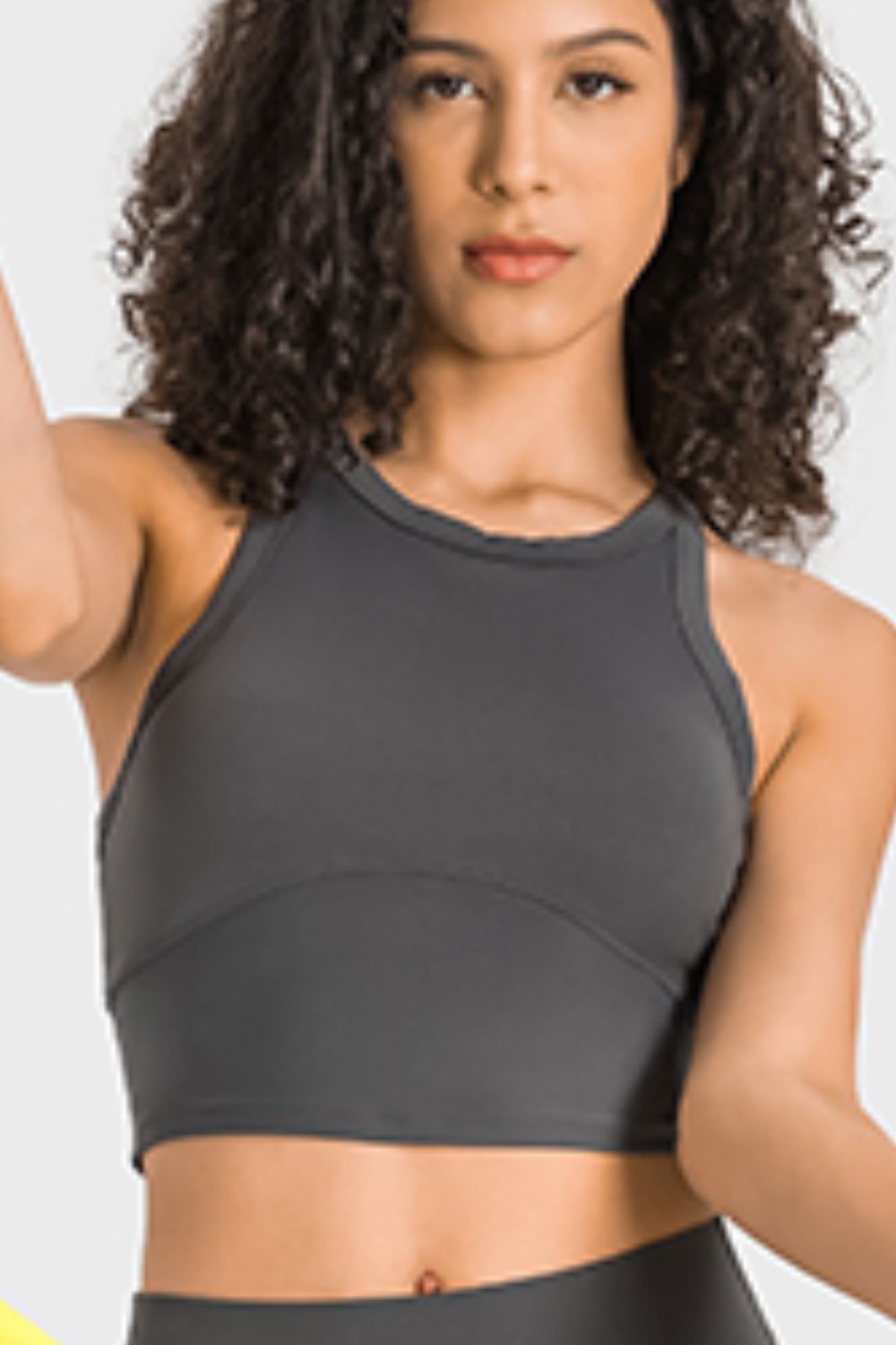 The Samantha Racerback Cropped Sports Tank