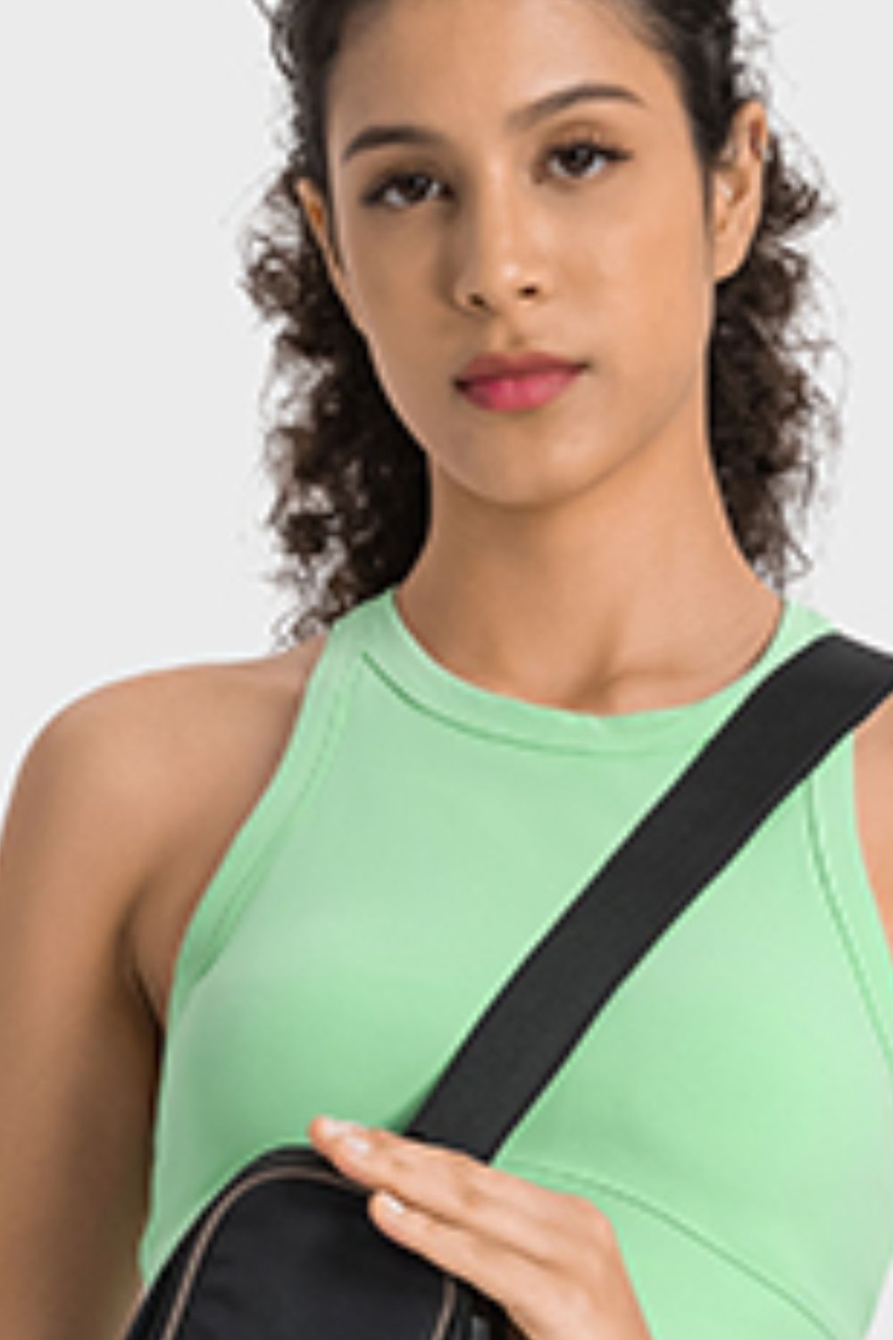 The Samantha Racerback Cropped Sports Tank