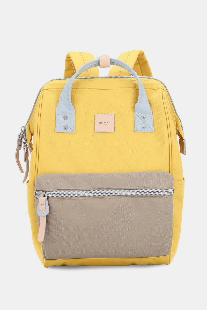 The Loriel Water Resistant Canvas Backpack Bag with Side Pockets