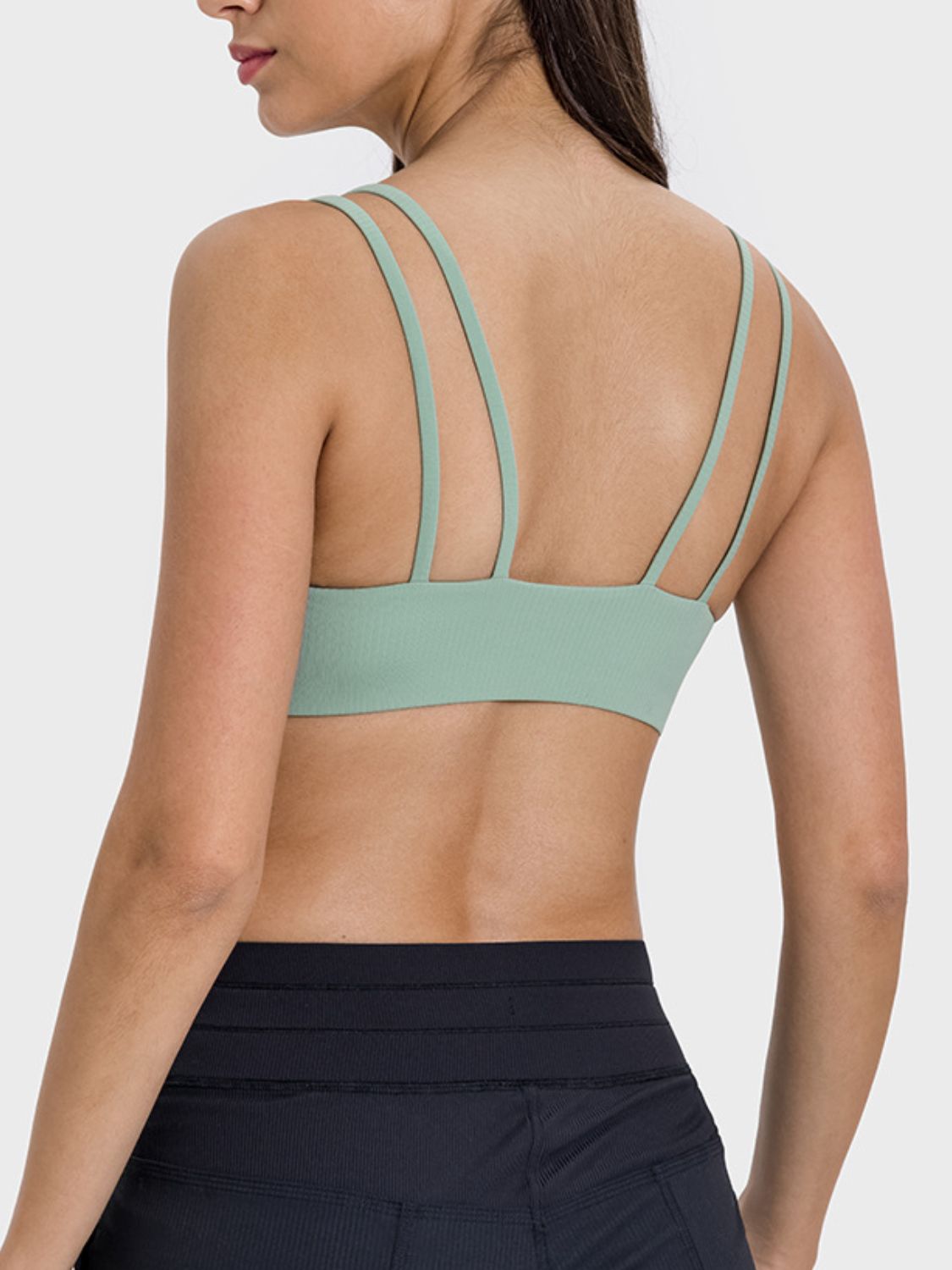 The Caitlin Scoop Neck Double Strap Active Cami