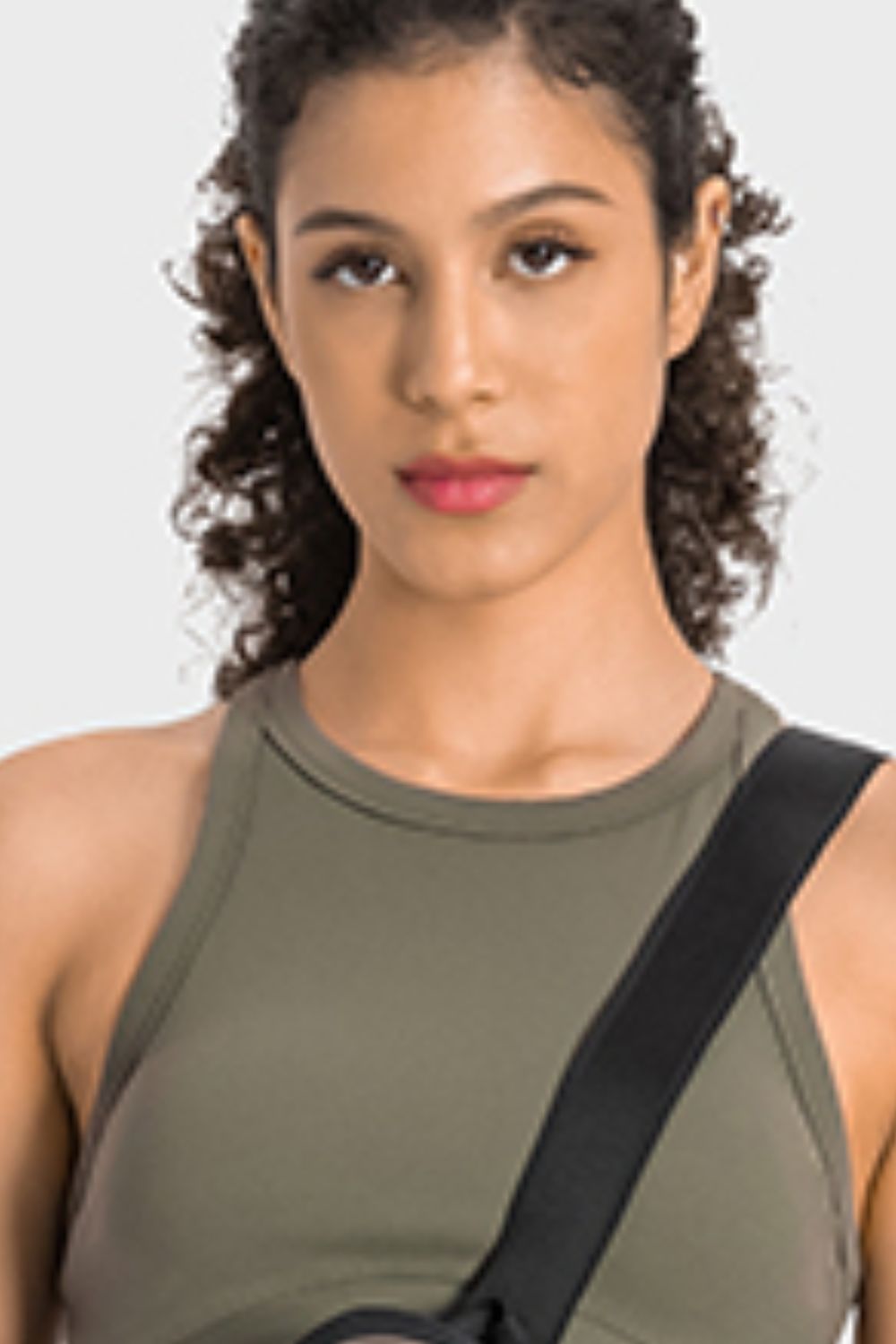 The Samantha Racerback Cropped Sports Tank