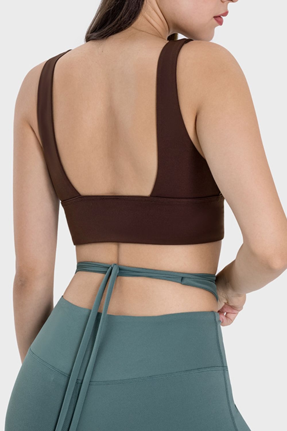 The Samantha Backless Wide Strap Active Bra