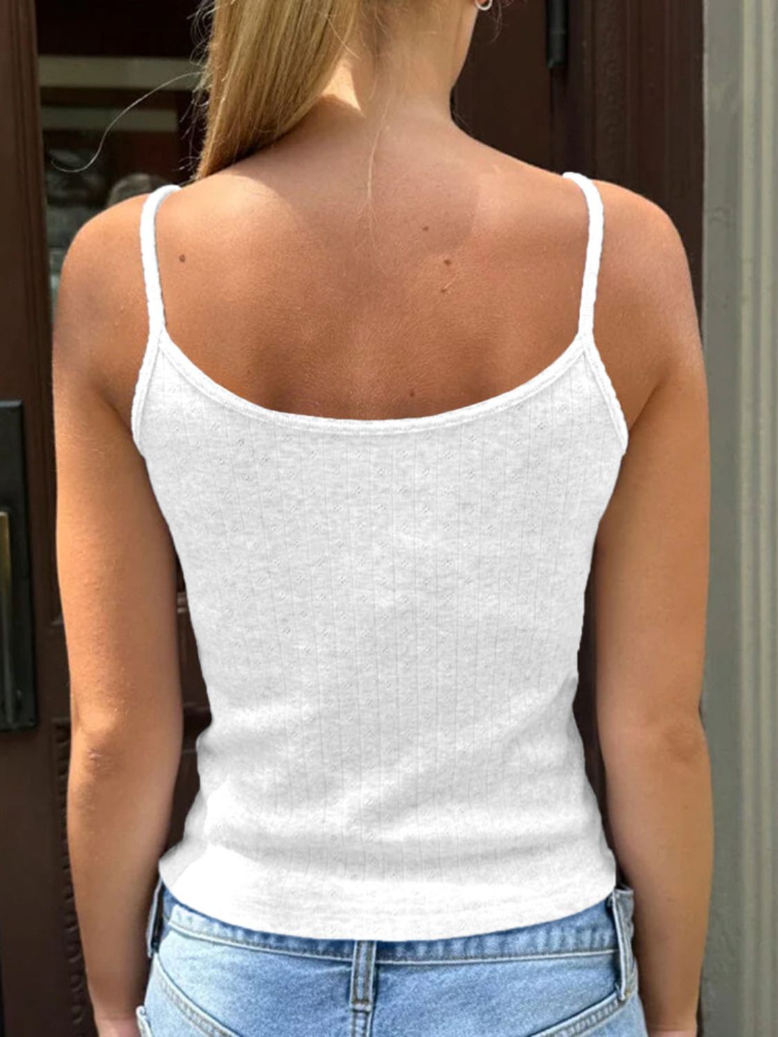 The Nicole Scoop Neck Cami