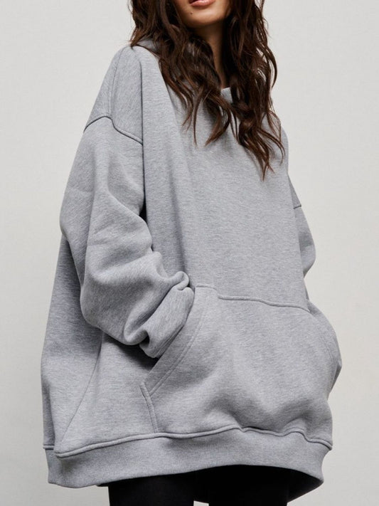 The Caitlin Dropped Shoulder Long Sleeve Hoodie