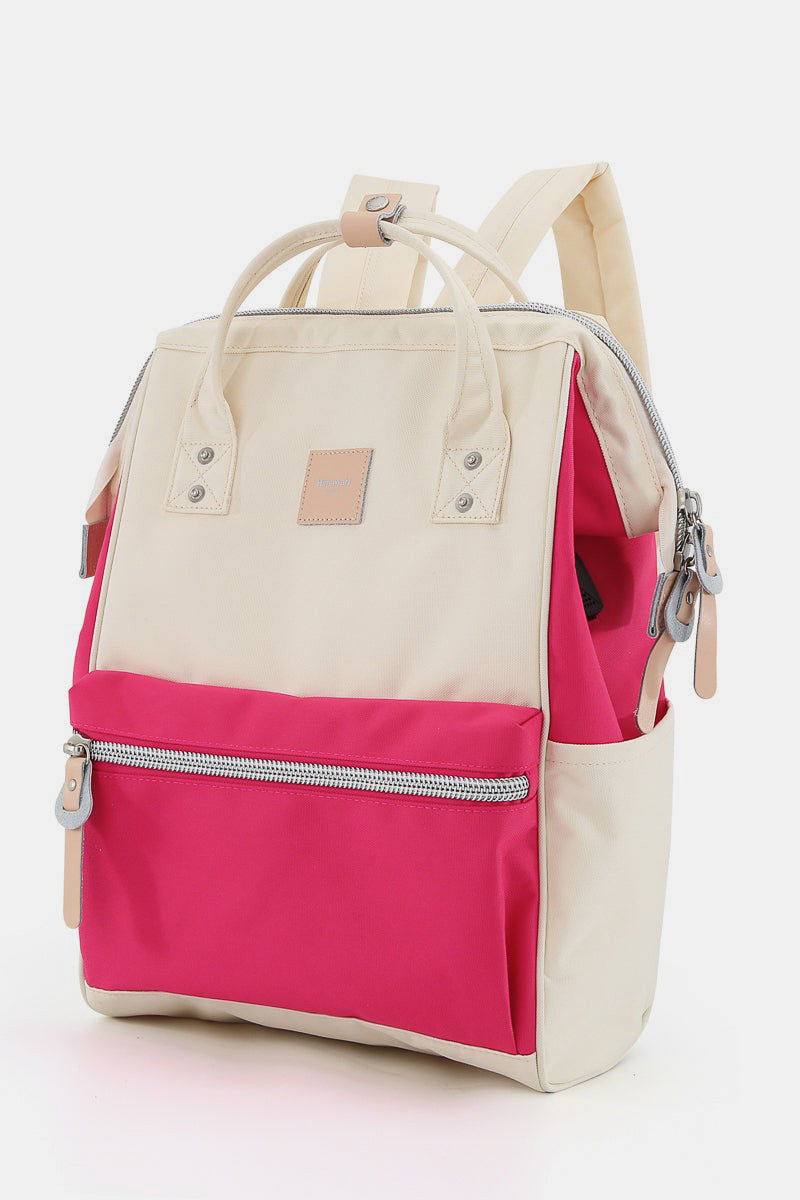 The Loriel Water Resistant Canvas Backpack Bag with Side Pockets