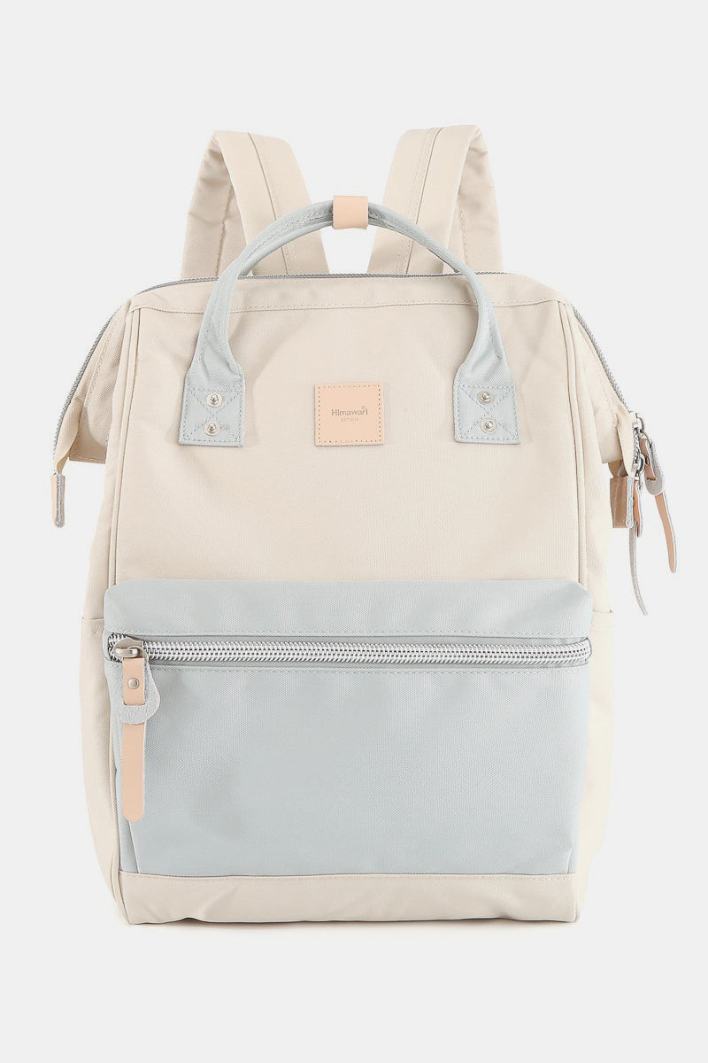 The Loriel Water Resistant Canvas Backpack Bag with Side Pockets