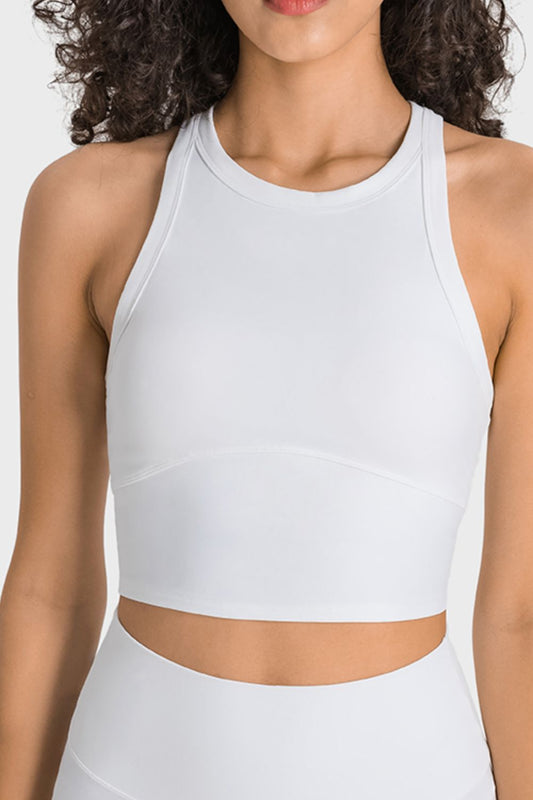 The Samantha Racerback Cropped Sports Tank