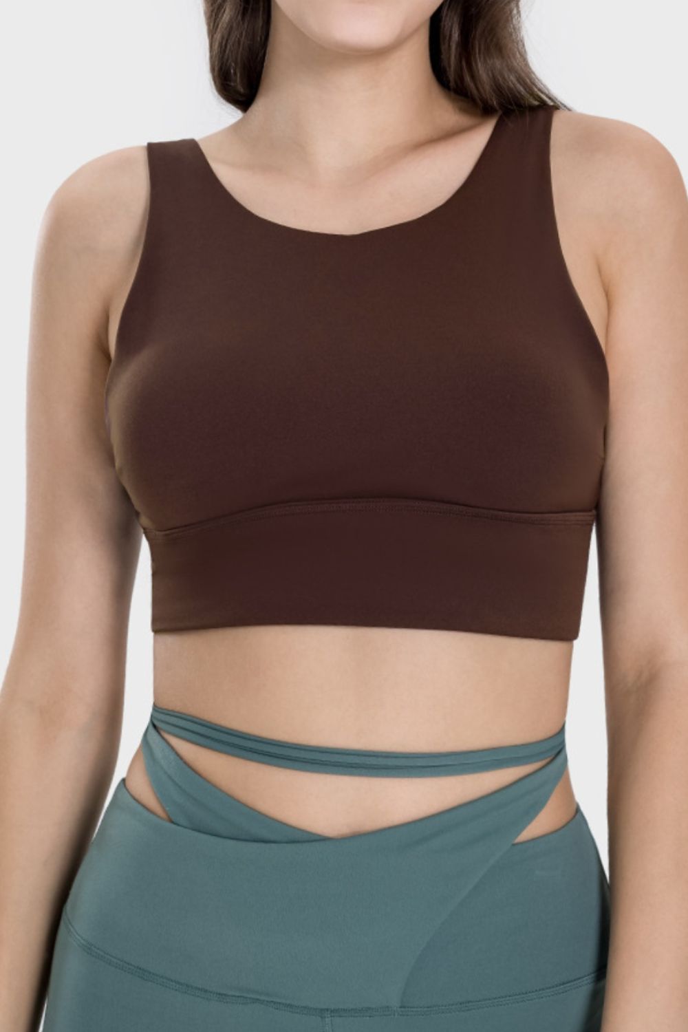 The Samantha Backless Wide Strap Active Bra