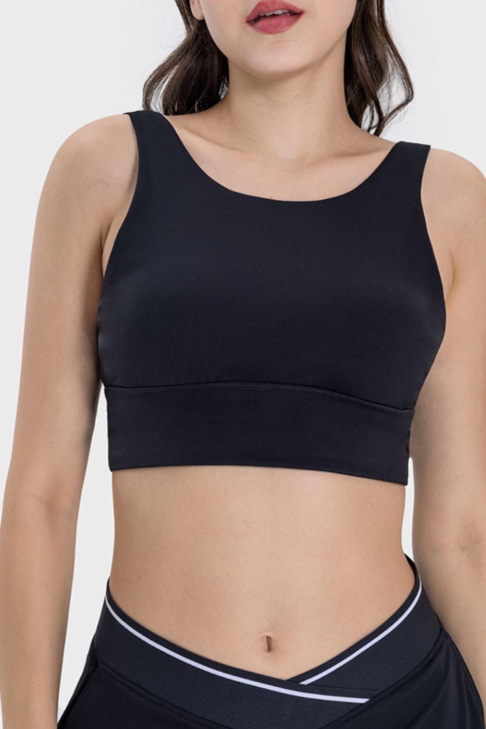 The Samantha Backless Wide Strap Active Bra