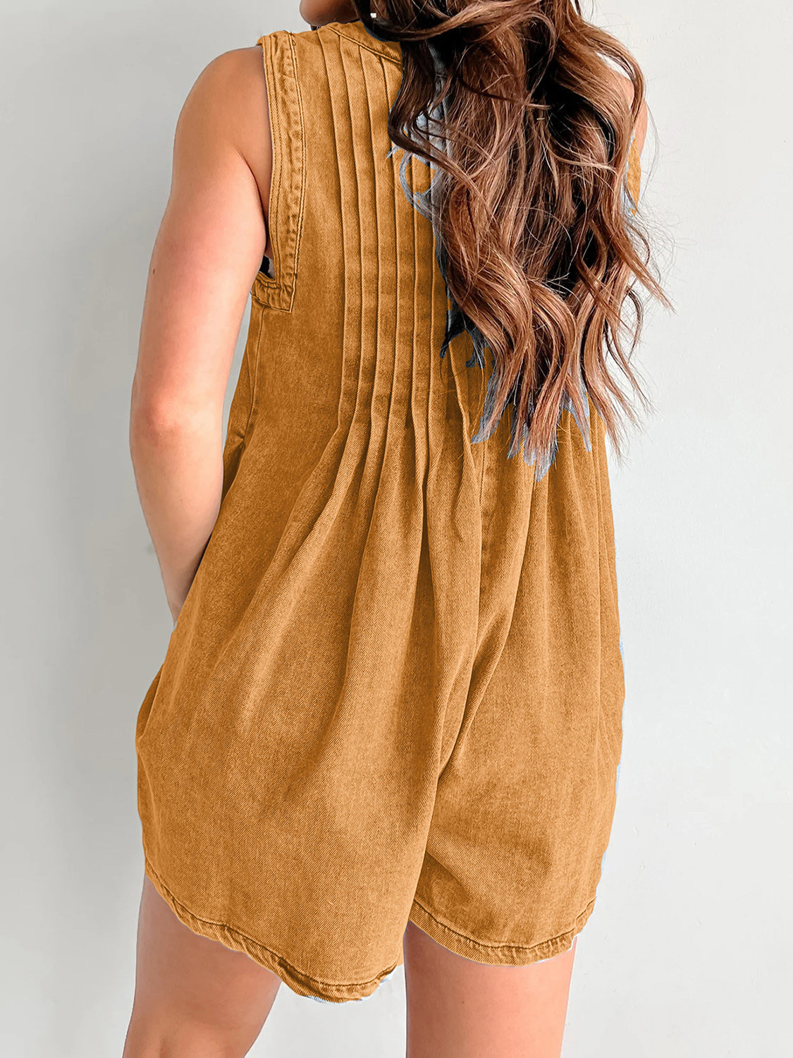 The Holly Tied Romper with Pockets