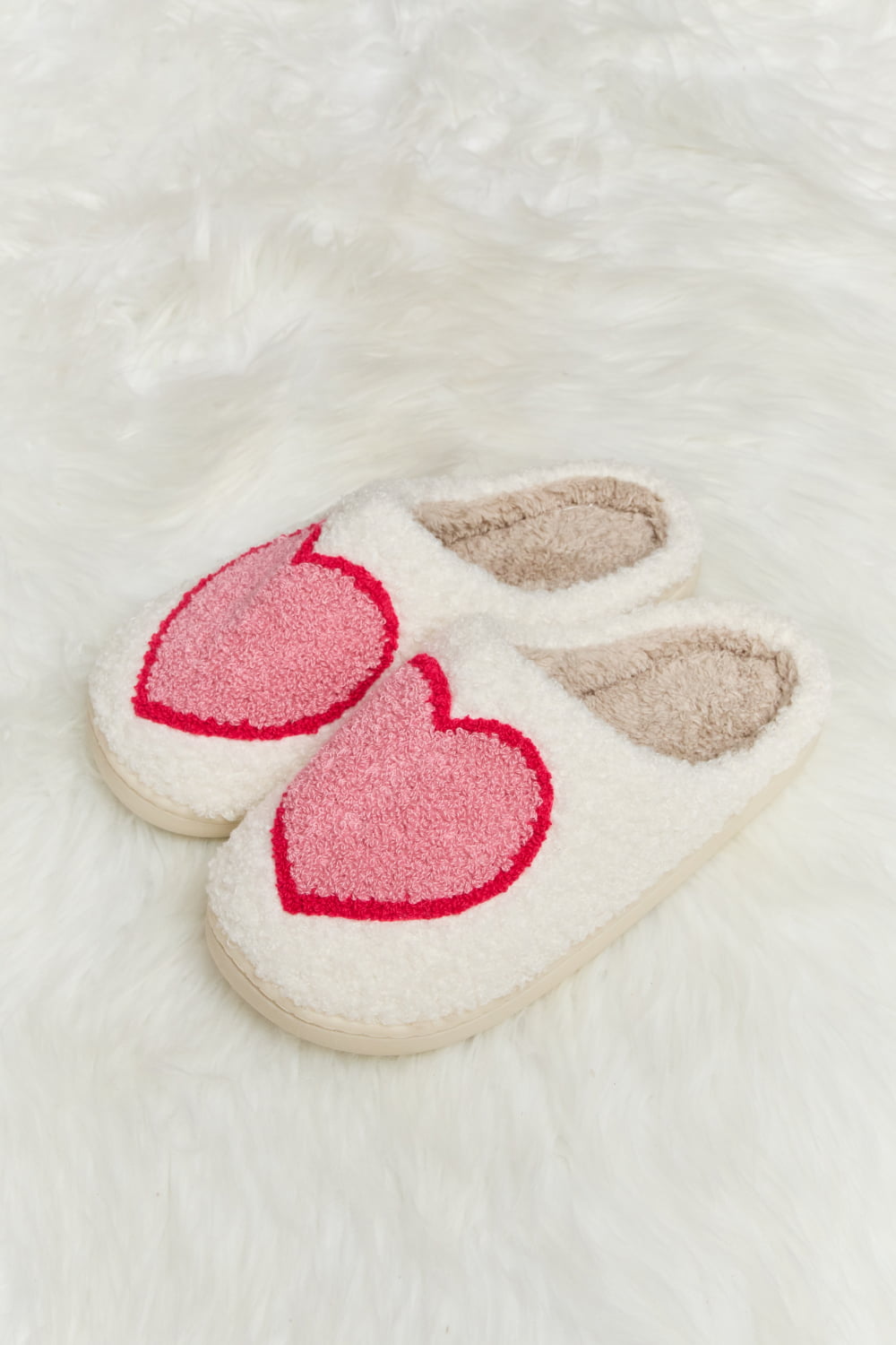 The Everly Printed Plush Slide Slippers