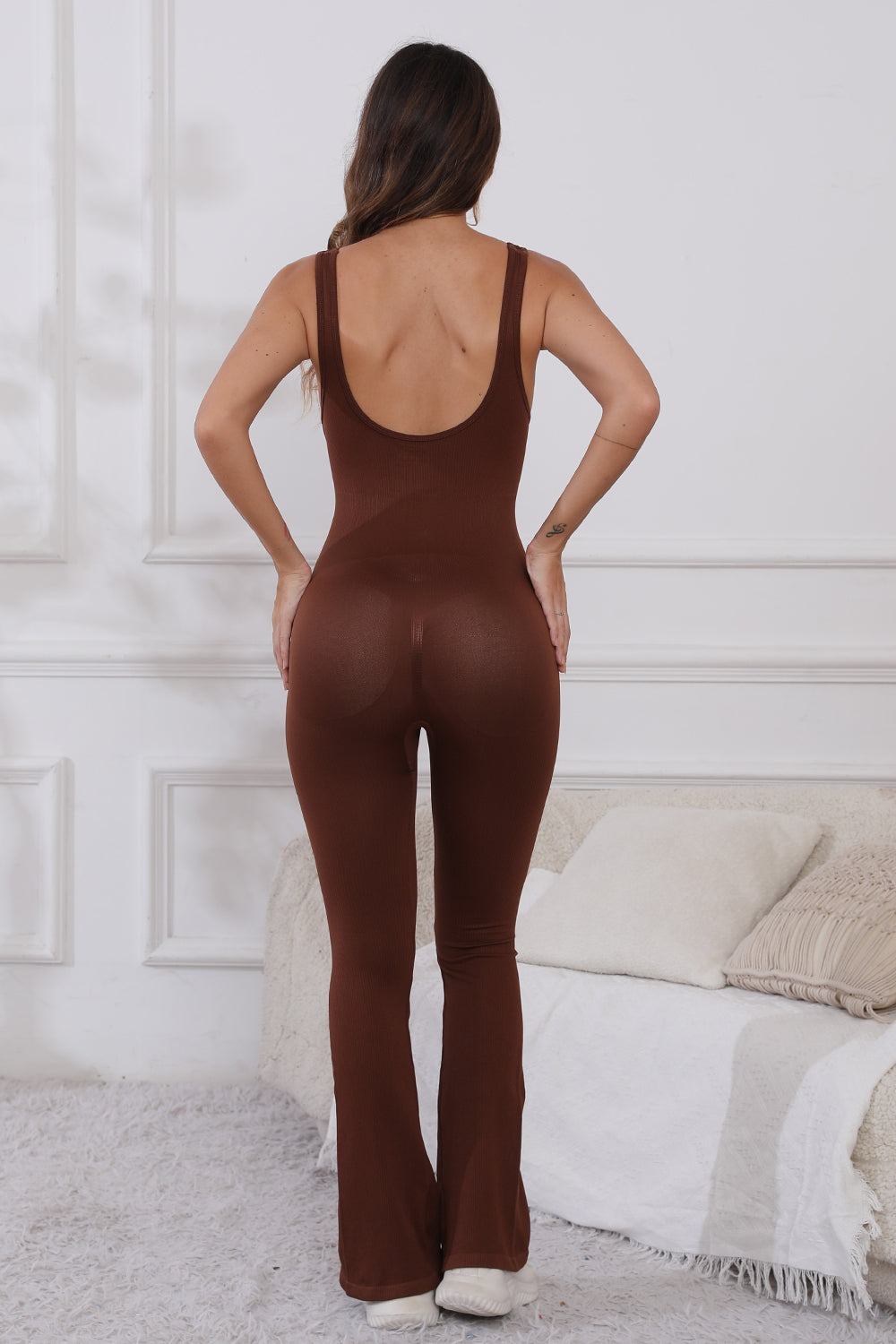 The Cheryl  Wide Strap Active Jumpsuit