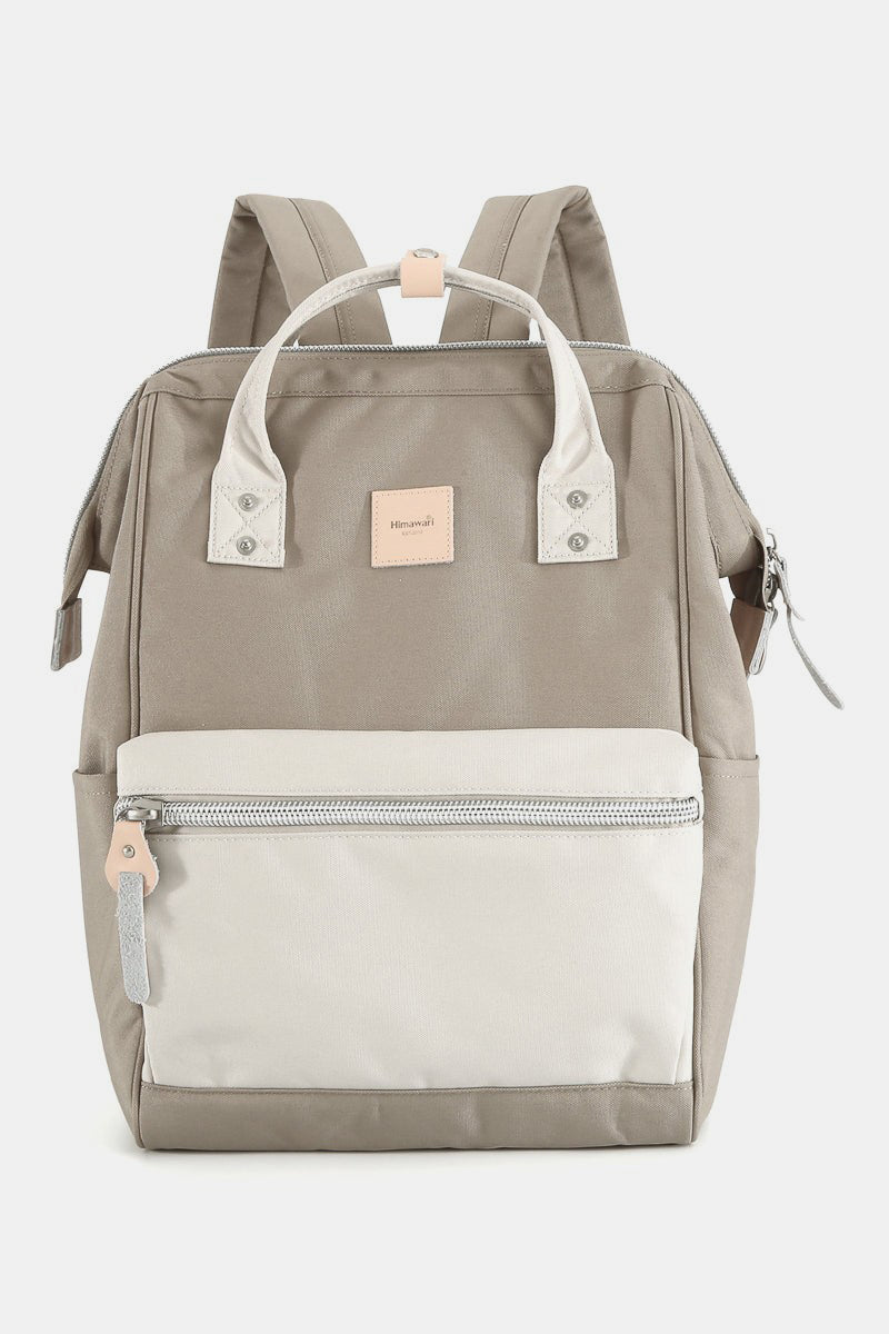 The Loriel Water Resistant Canvas Backpack Bag with Side Pockets