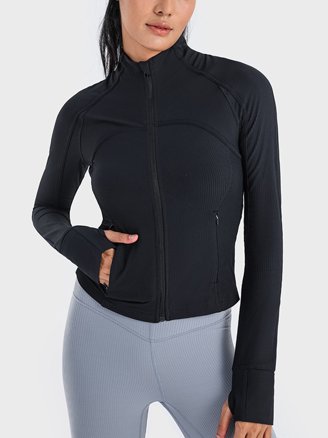 The Josie Zip-Up Long Sleeve Sports Jacket