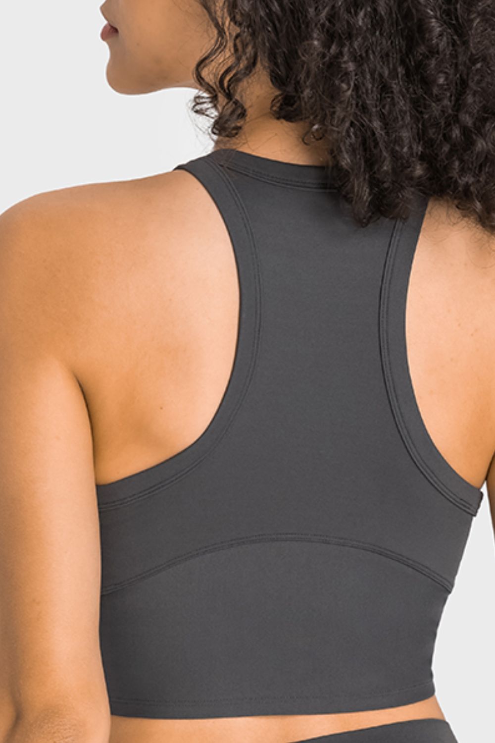 The Samantha Racerback Cropped Sports Tank