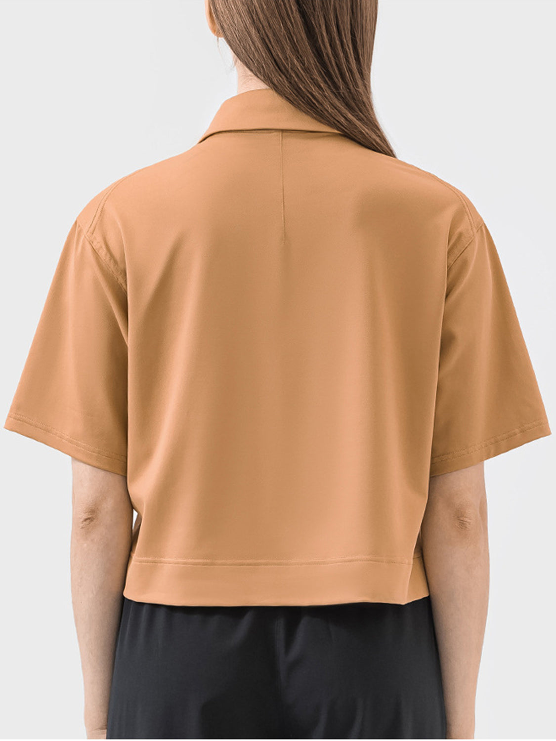 The Muni Half Button Short Sleeve Active T-Shirt