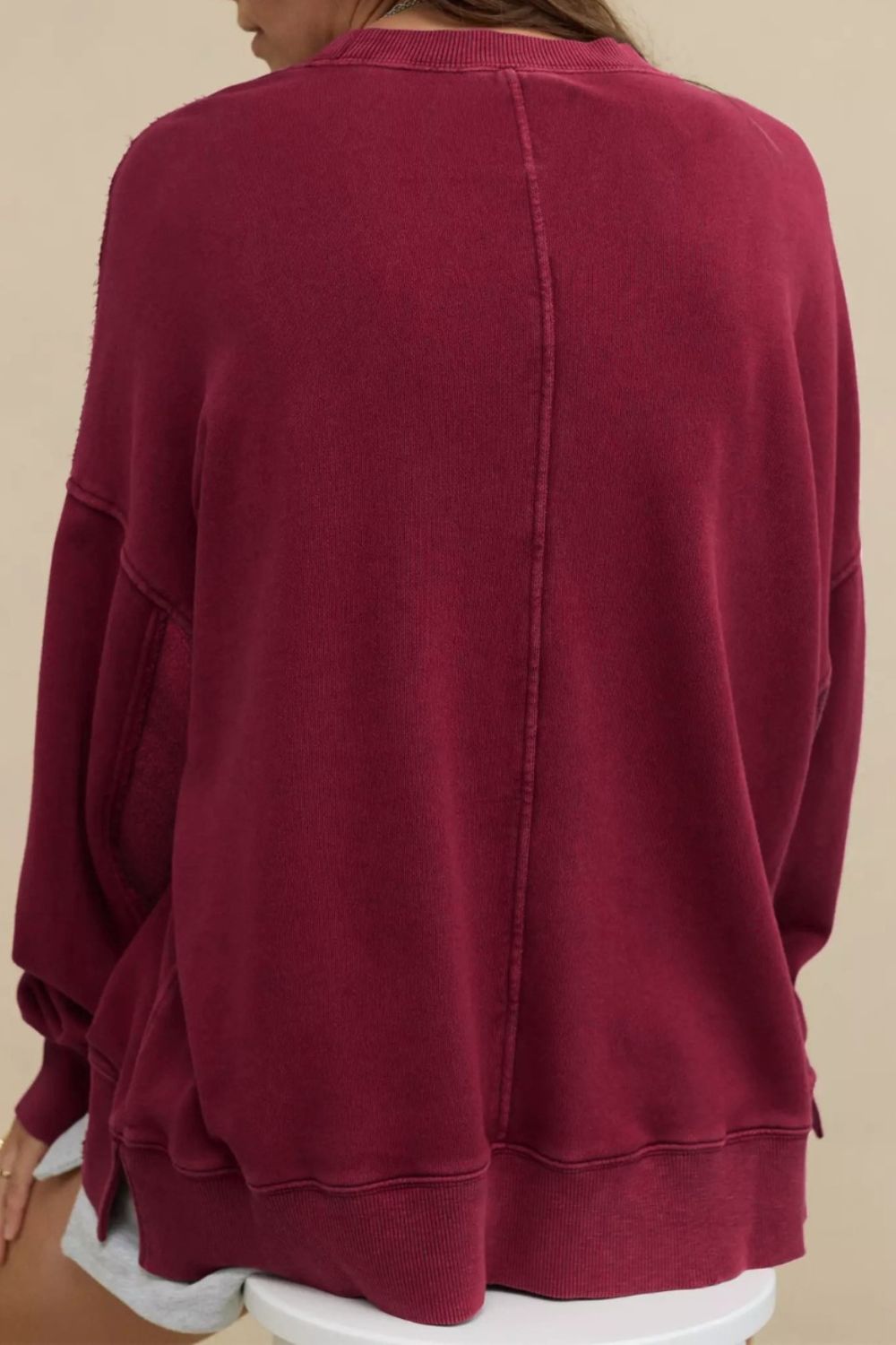 The Delaney Round Neck Long Sleeve Sweatshirt