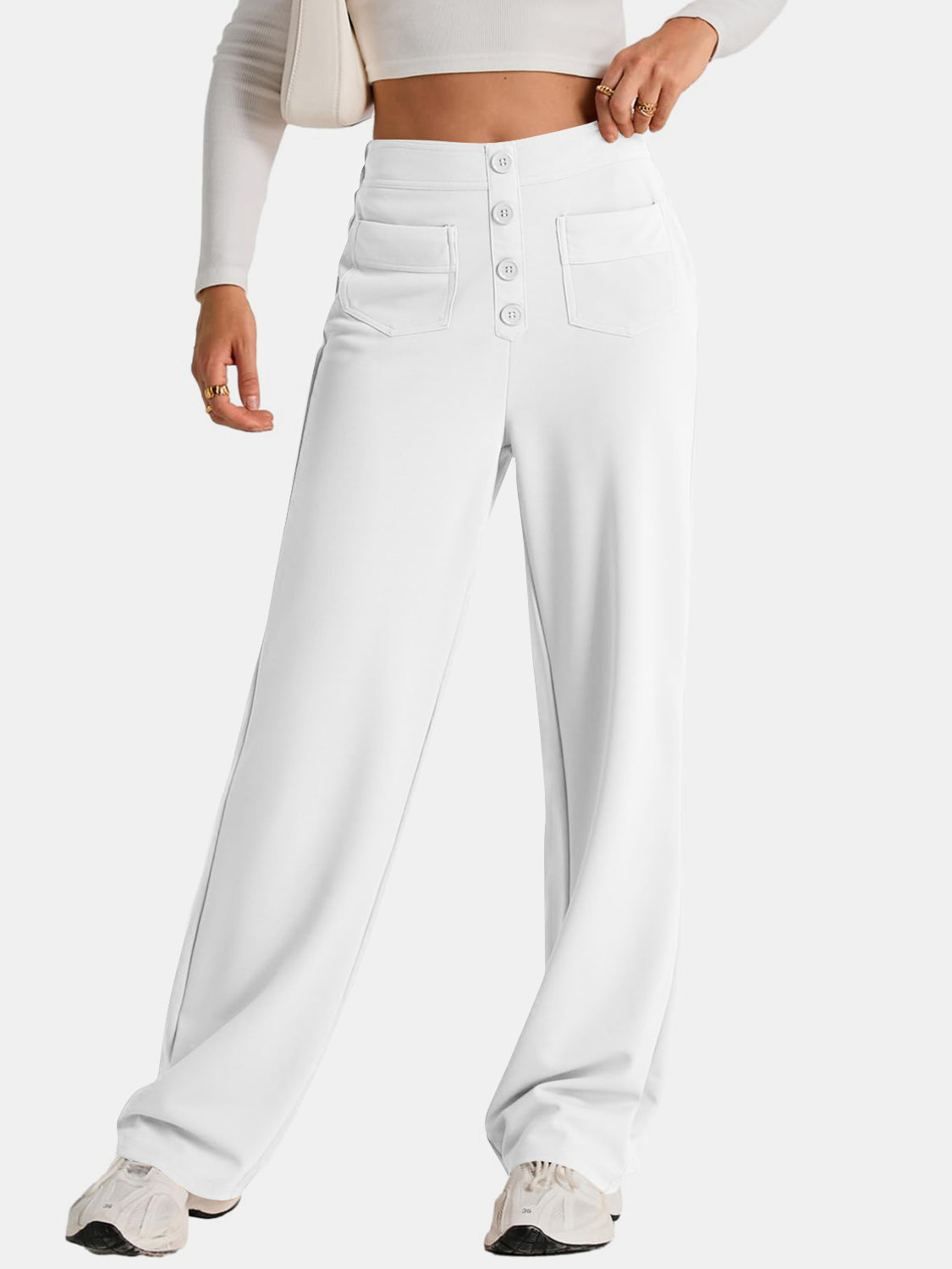 The Caitlin High Waist Wide Leg Pants