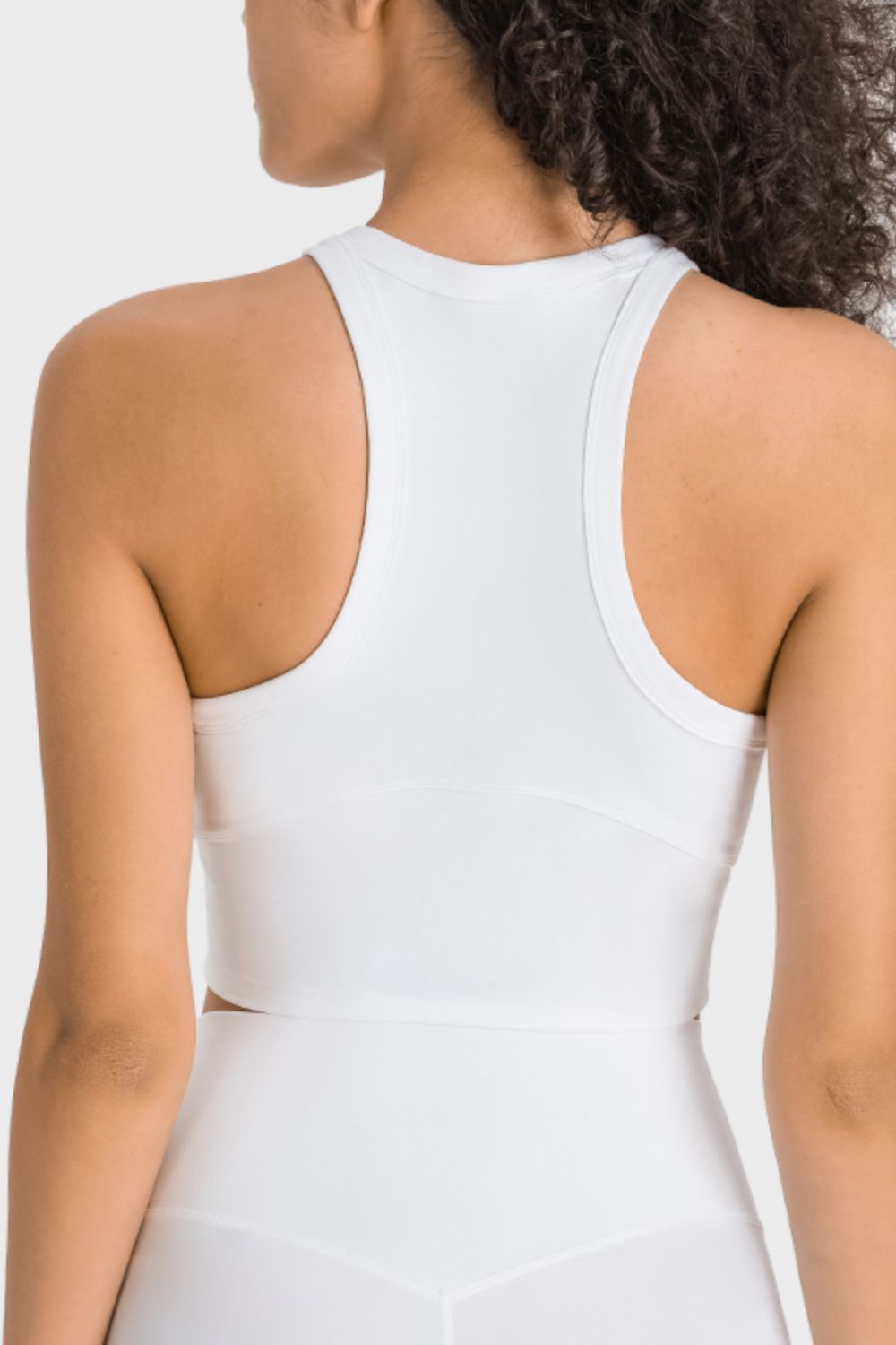 The Samantha Racerback Cropped Sports Tank