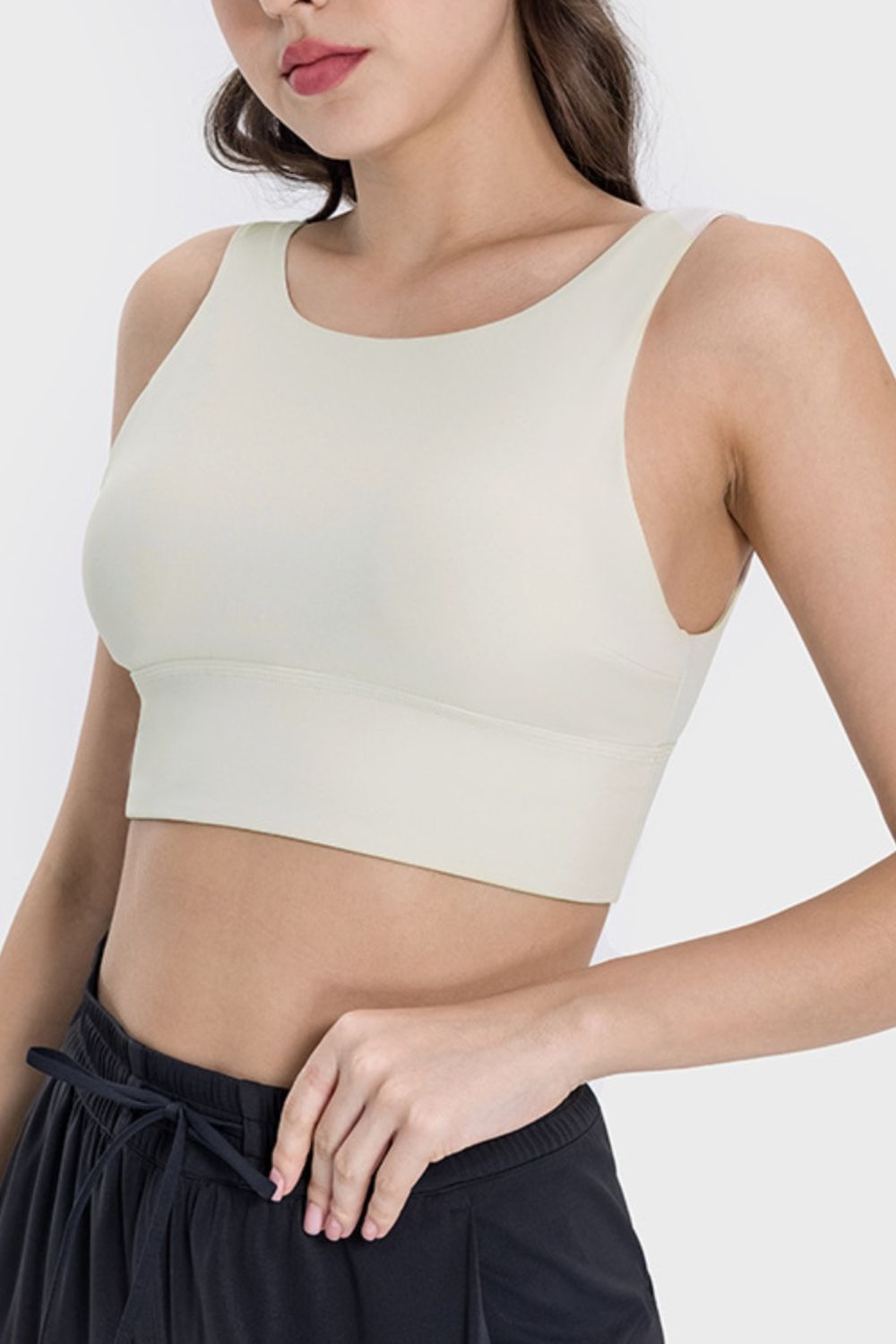 The Samantha Backless Wide Strap Active Bra