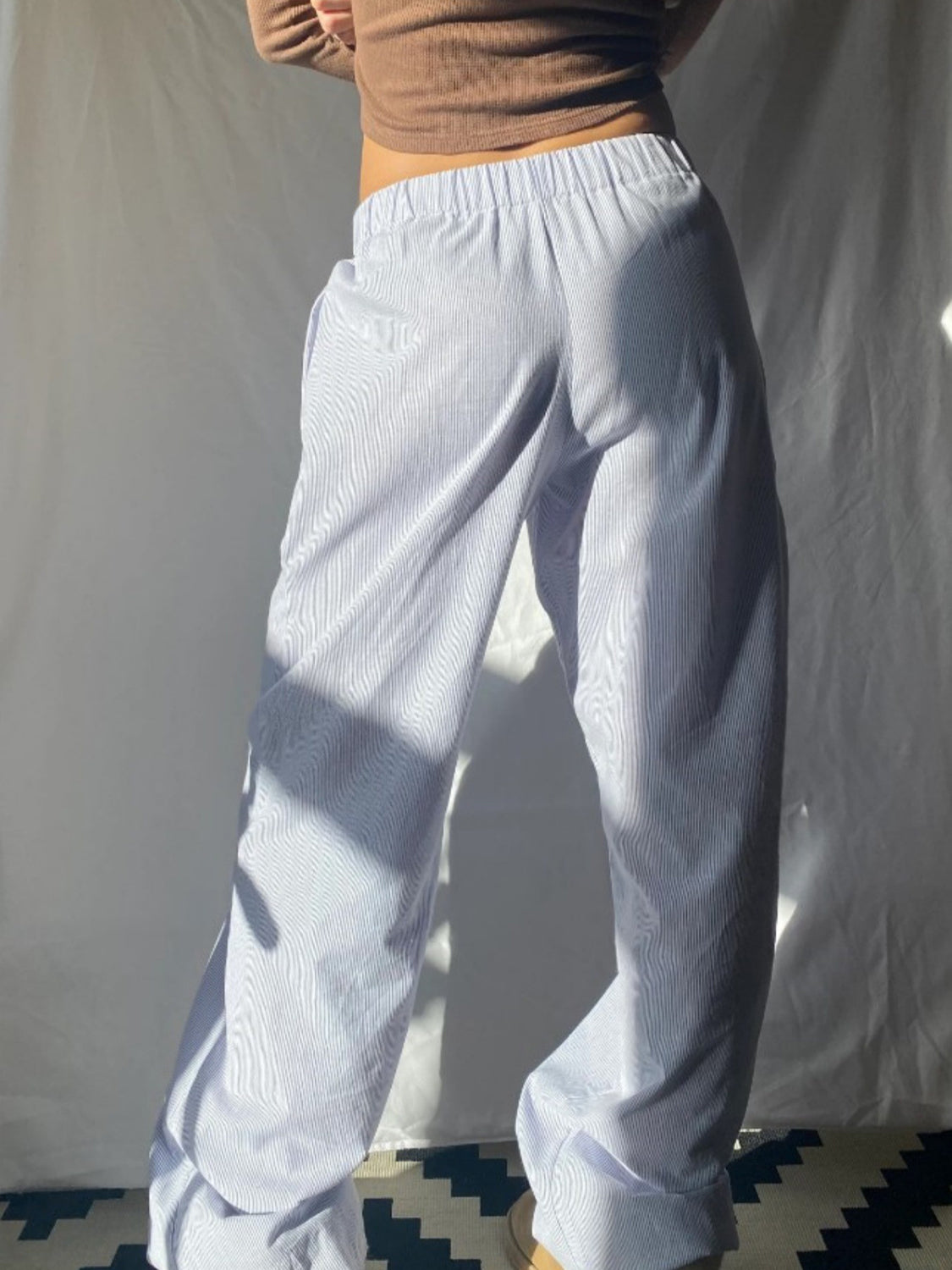 The Zoe Elastic Waist Wide Leg Pants