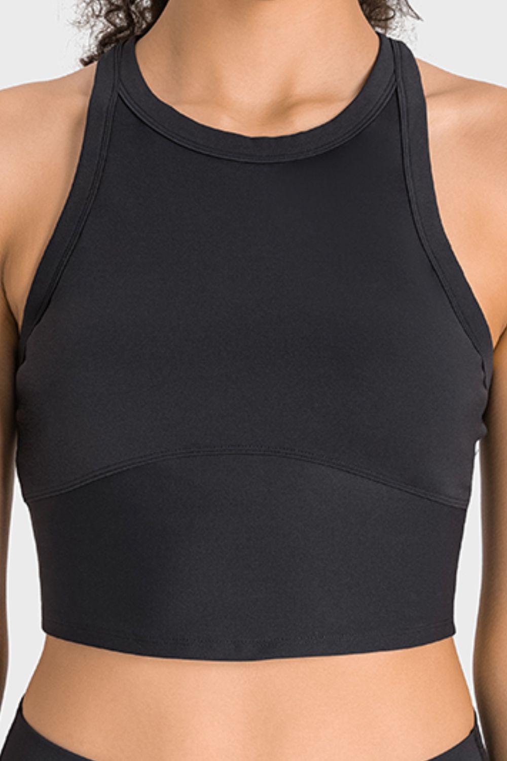 The Samantha Racerback Cropped Sports Tank