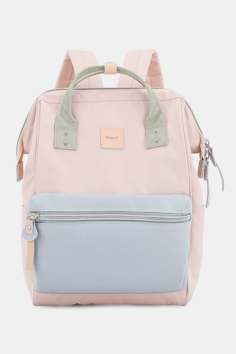 The Loriel Water Resistant Canvas Backpack Bag with Side Pockets