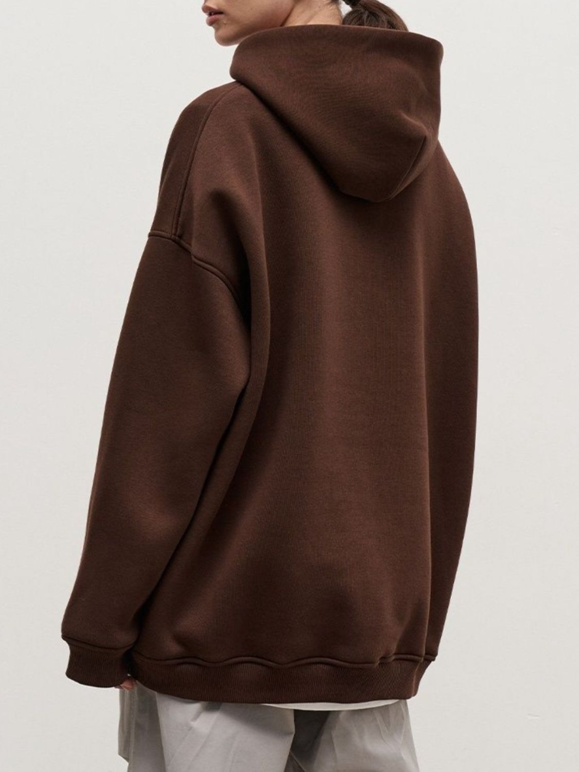 The Caitlin Dropped Shoulder Long Sleeve Hoodie