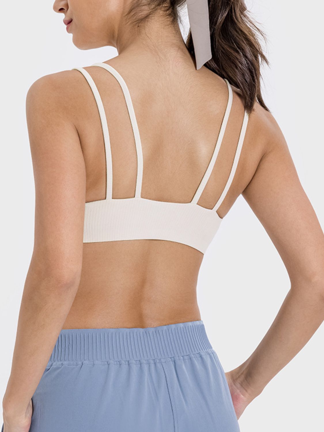 The Caitlin Scoop Neck Double Strap Active Cami