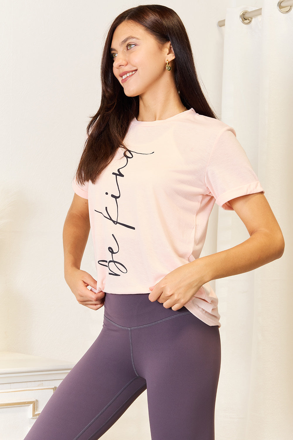 The Zuri BE KIND Graphic Round Neck T-Shirt