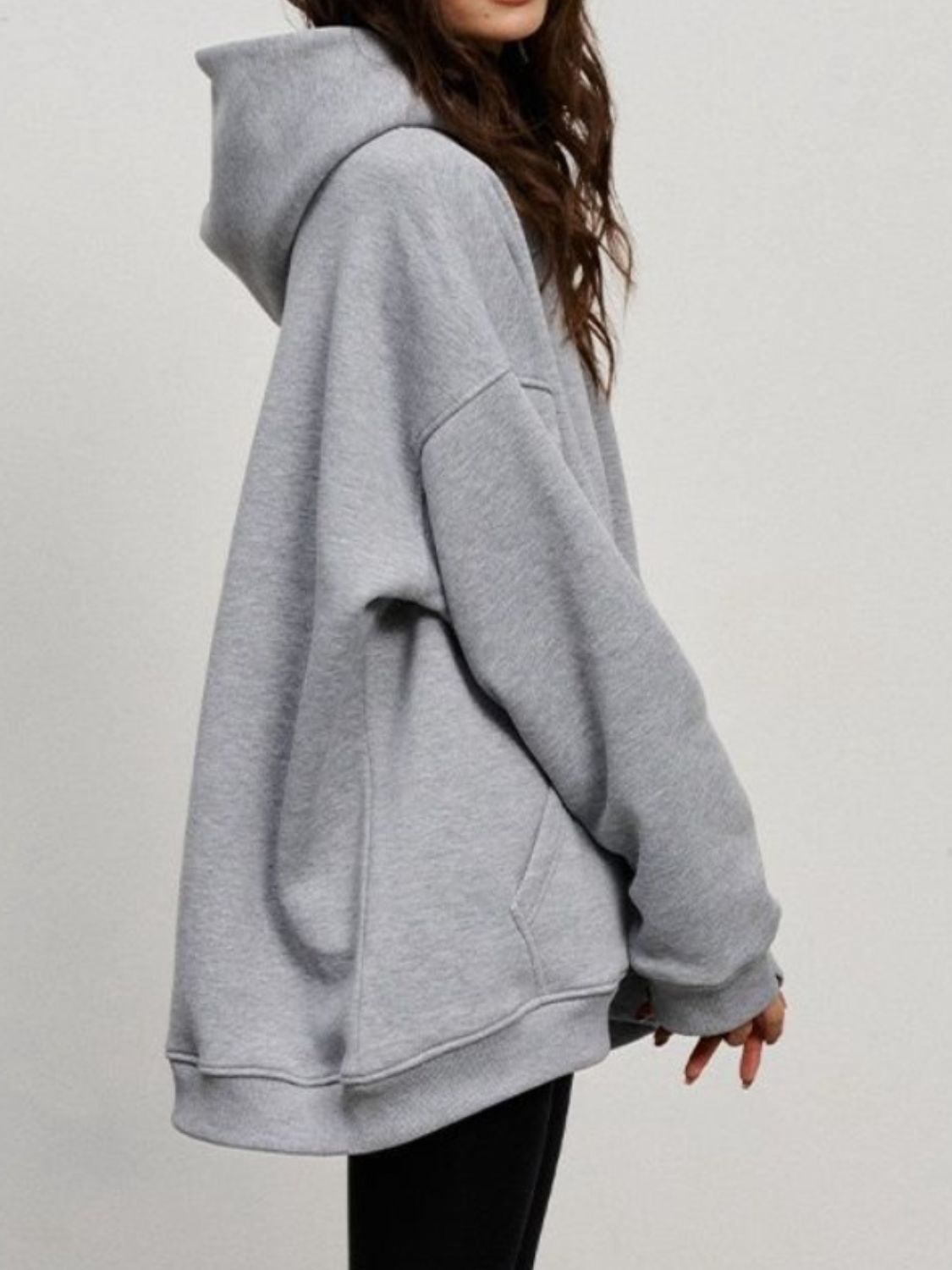 The Caitlin Dropped Shoulder Long Sleeve Hoodie