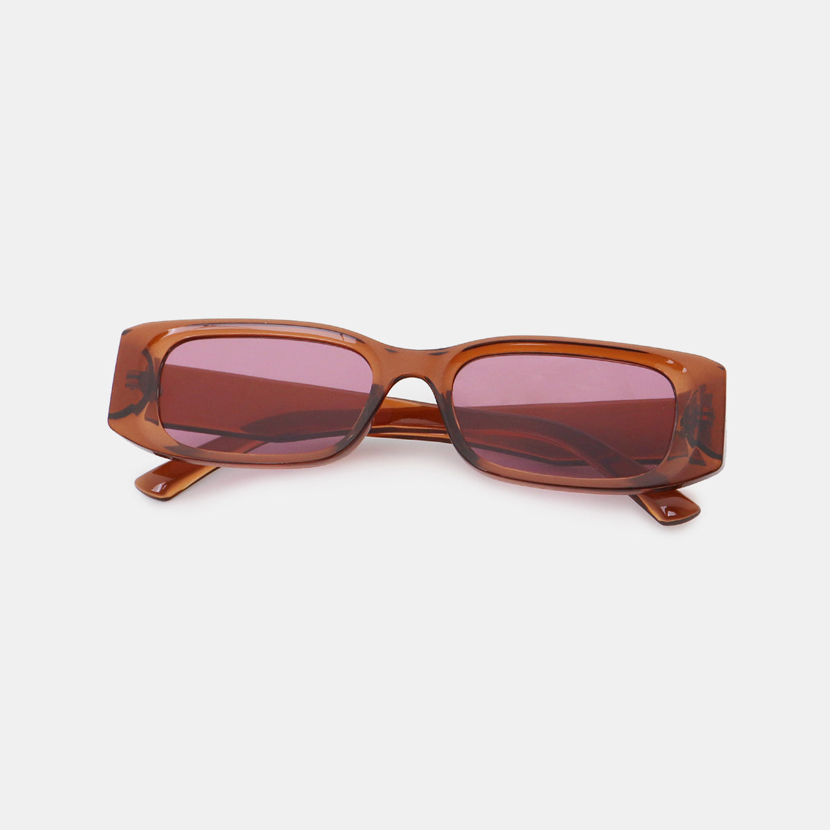 The Bella Polycarbonate Frame Rectangle Sunglasses