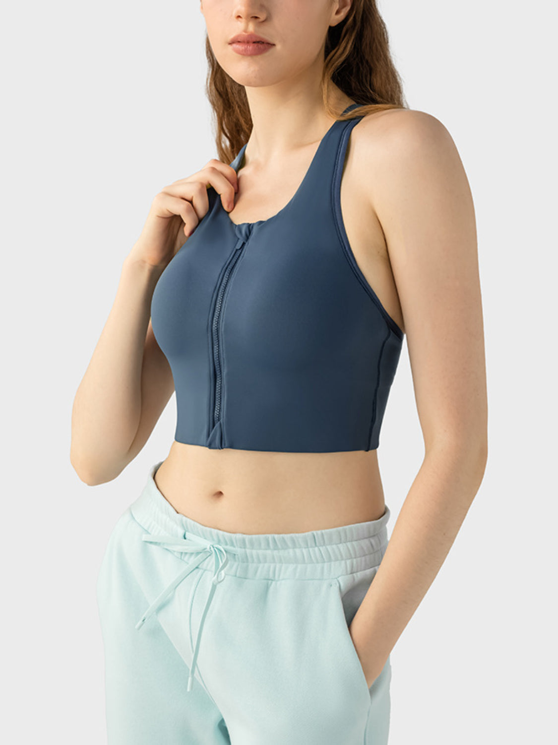 The Amanda Wide Strap Sport Bra