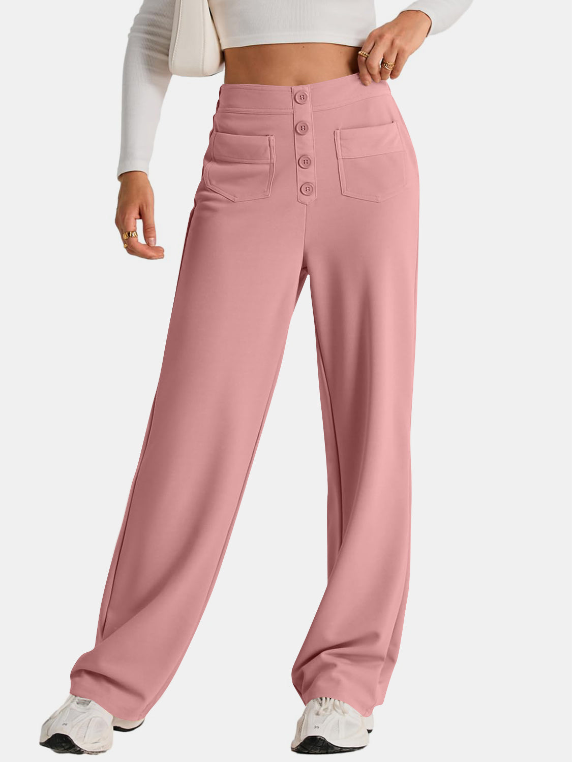 The Caitlin High Waist Wide Leg Pants