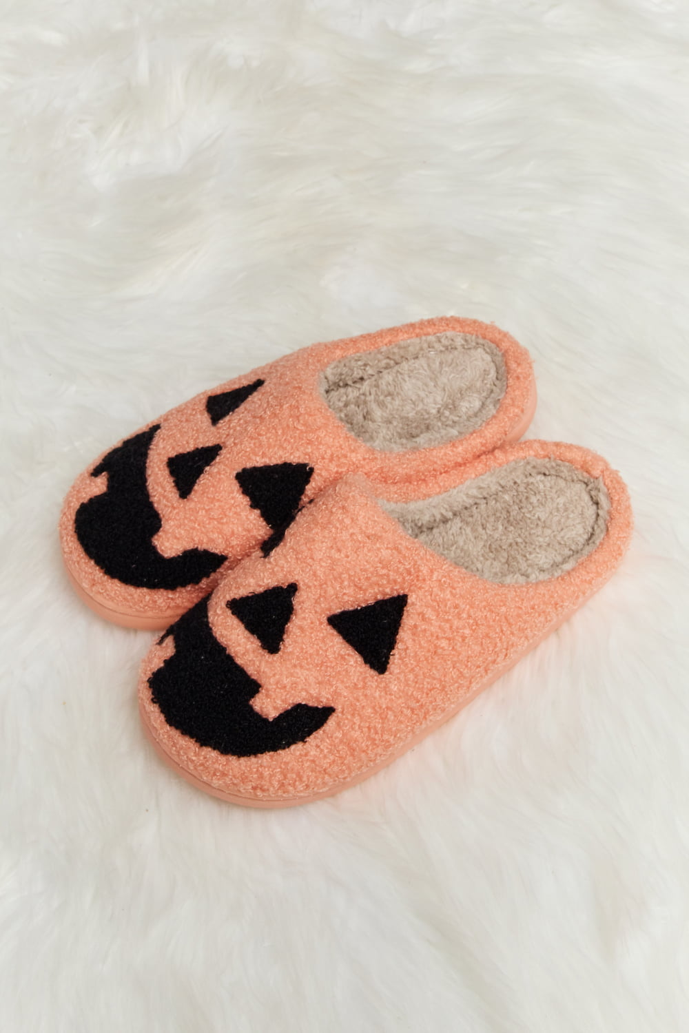 The Everly Printed Plush Slide Slippers