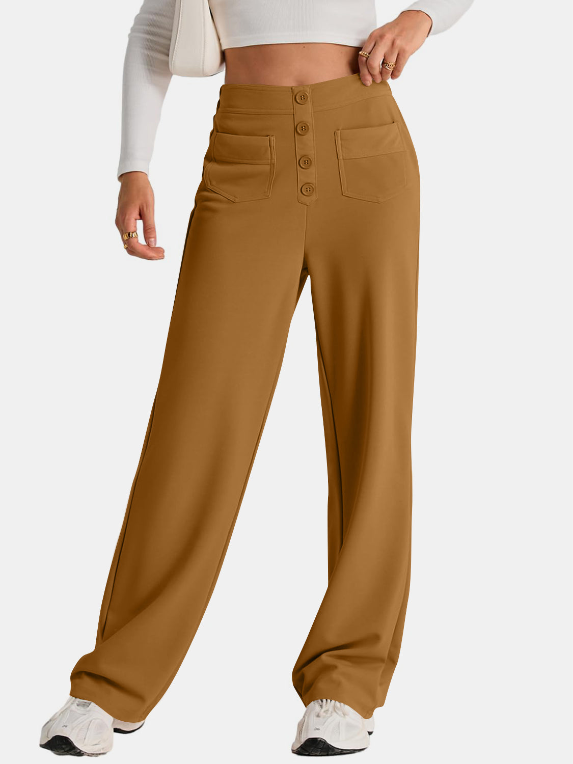 The Caitlin High Waist Wide Leg Pants