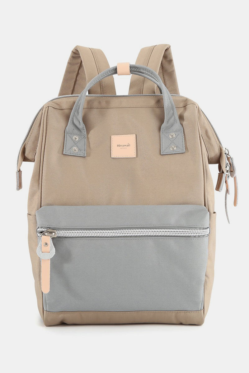 The Loriel Water Resistant Canvas Backpack Bag with Side Pockets