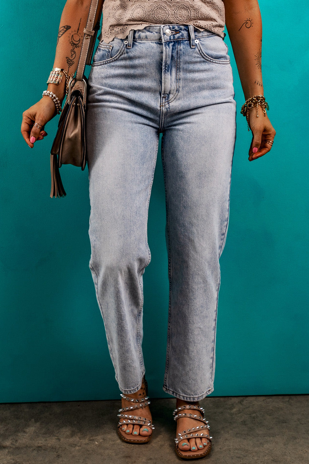 13365 Mid-Rise Waist Jeans