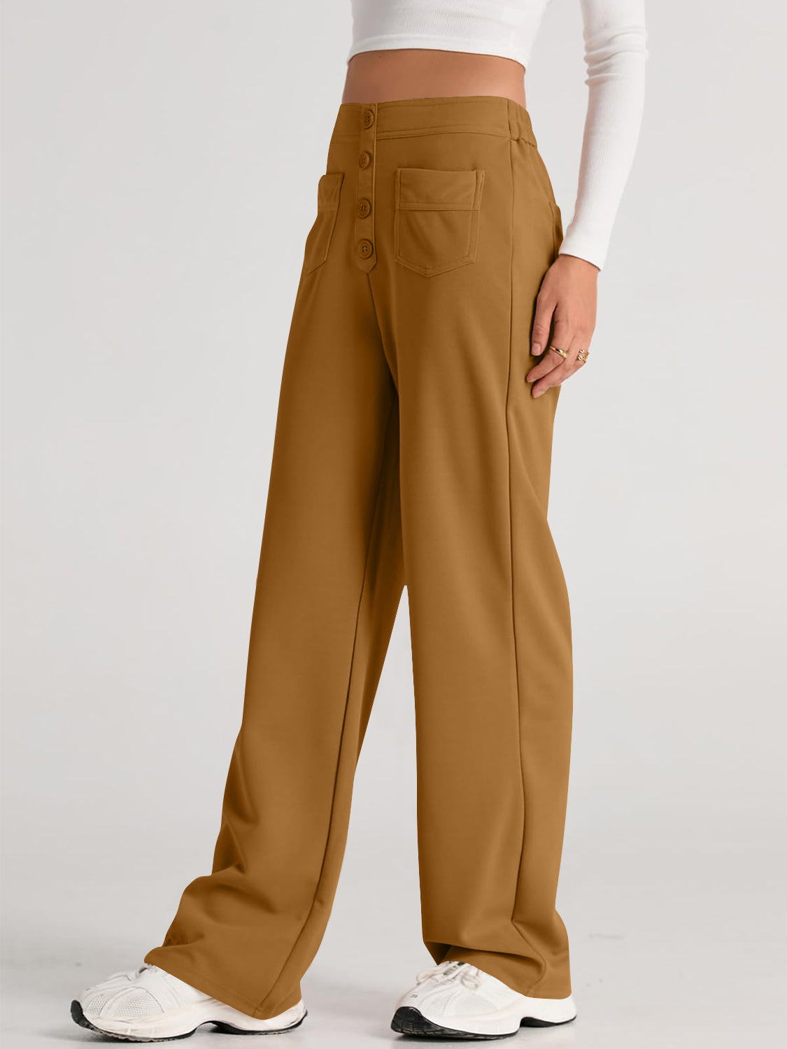 The Caitlin High Waist Wide Leg Pants