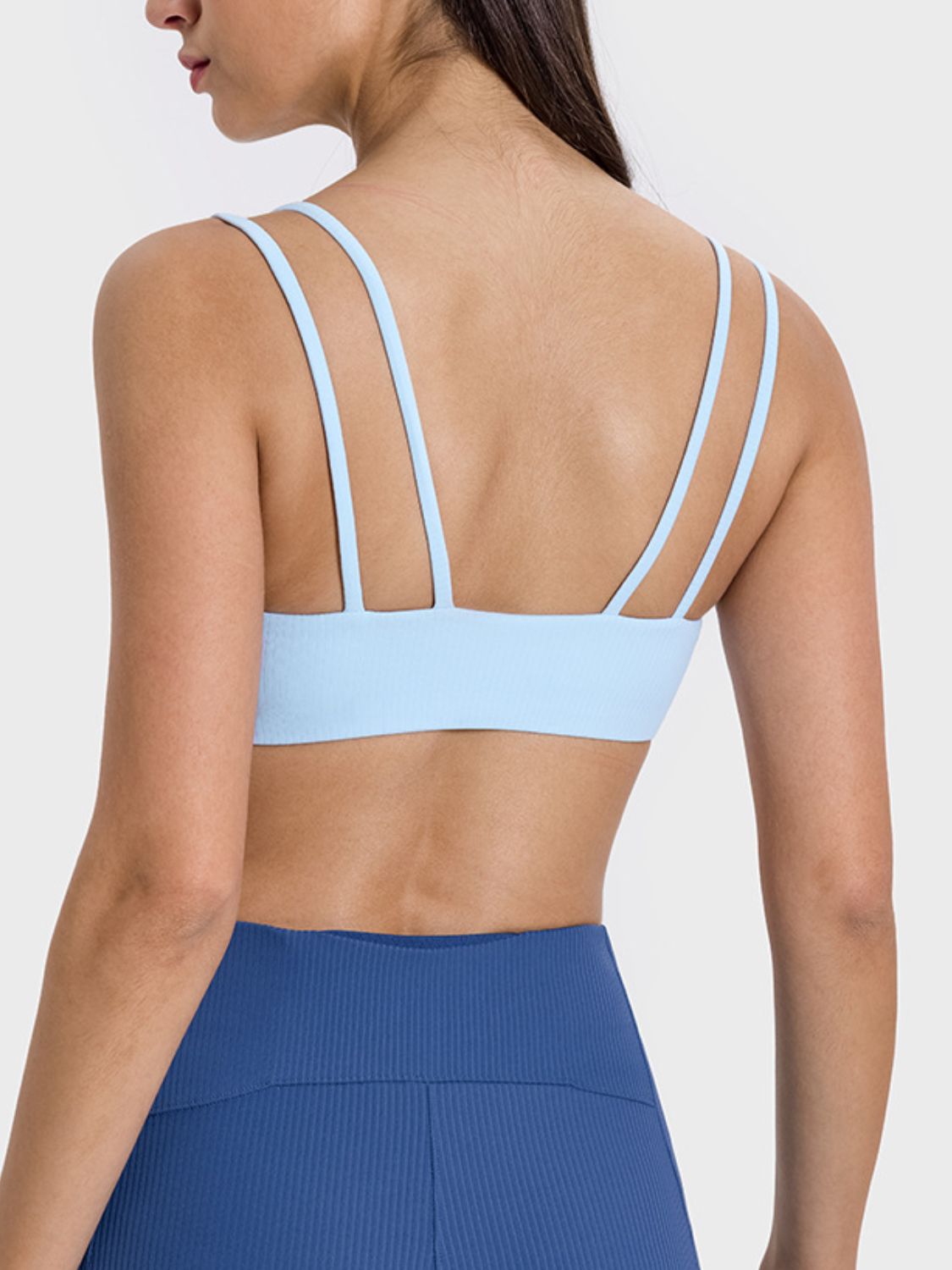 The Caitlin Scoop Neck Double Strap Active Cami