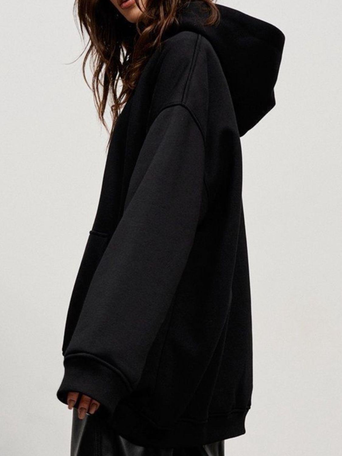 The Caitlin Dropped Shoulder Long Sleeve Hoodie