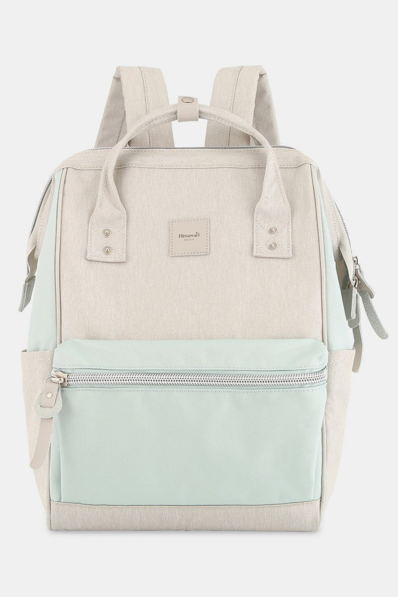 The Loriel Water Resistant Canvas Backpack Bag with Side Pockets