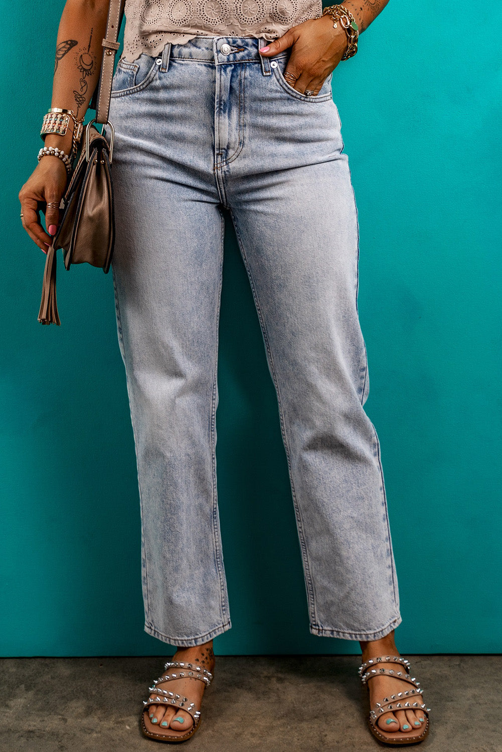 13365 Mid-Rise Waist Jeans