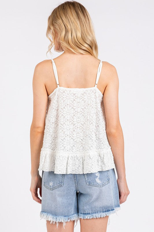 The Whitney Textured V-Neck Cami