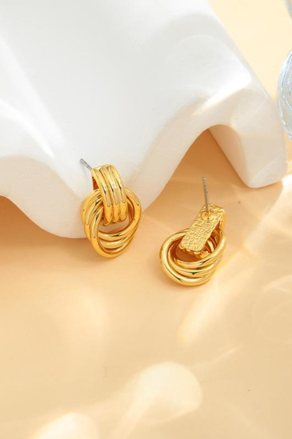 Kimberly Collection Gold-Plated Knotted Stud Earrings