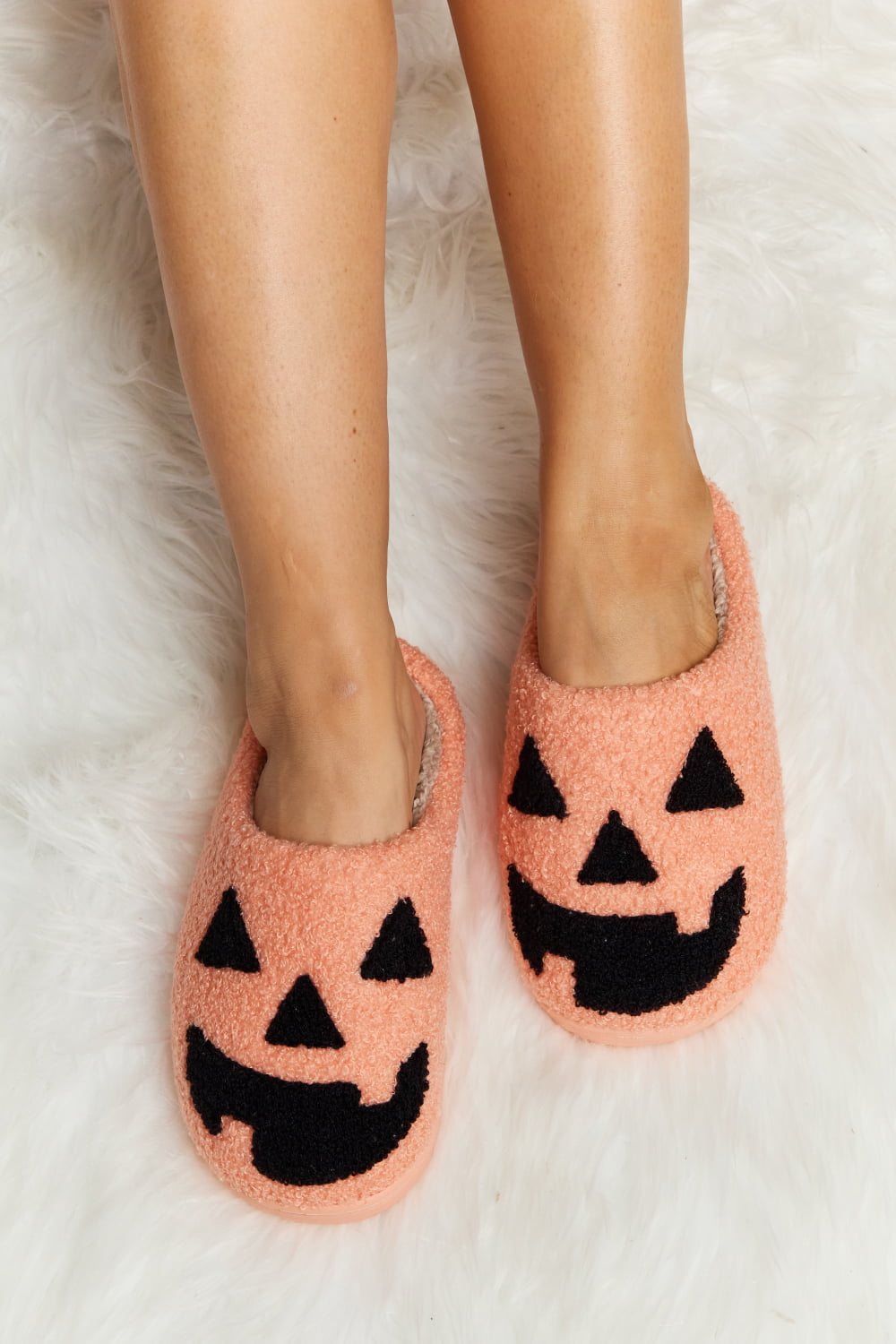 The Everly Printed Plush Slide Slippers