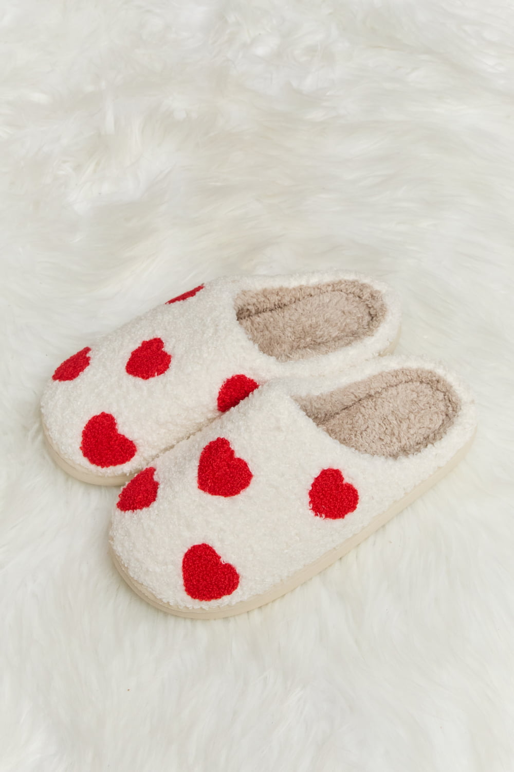 The Everly Printed Plush Slide Slippers