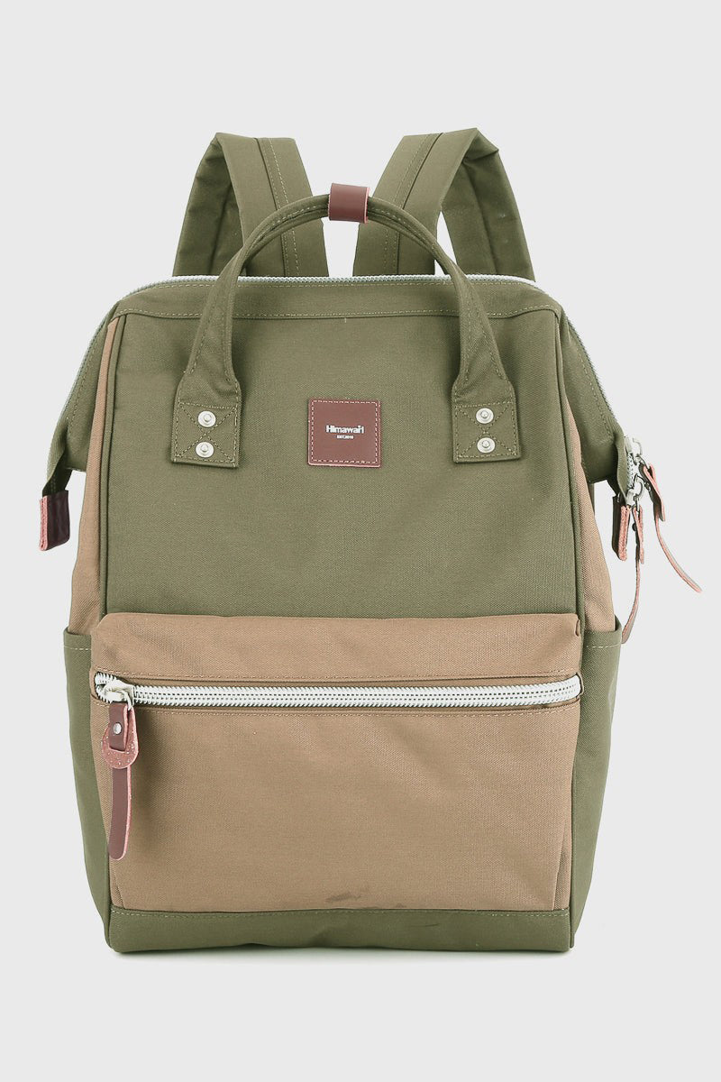 The Loriel Water Resistant Canvas Backpack Bag with Side Pockets