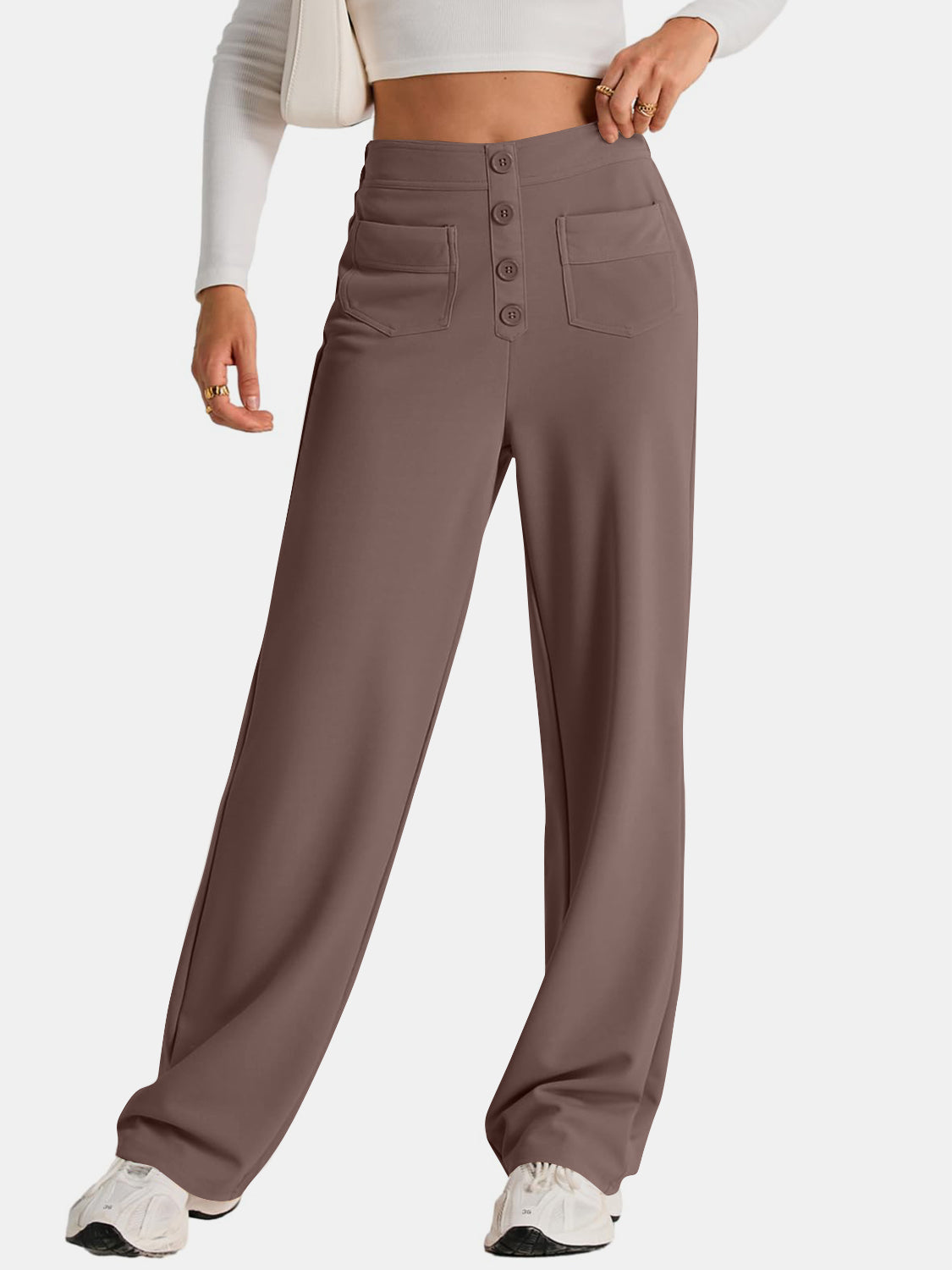 The Caitlin High Waist Wide Leg Pants