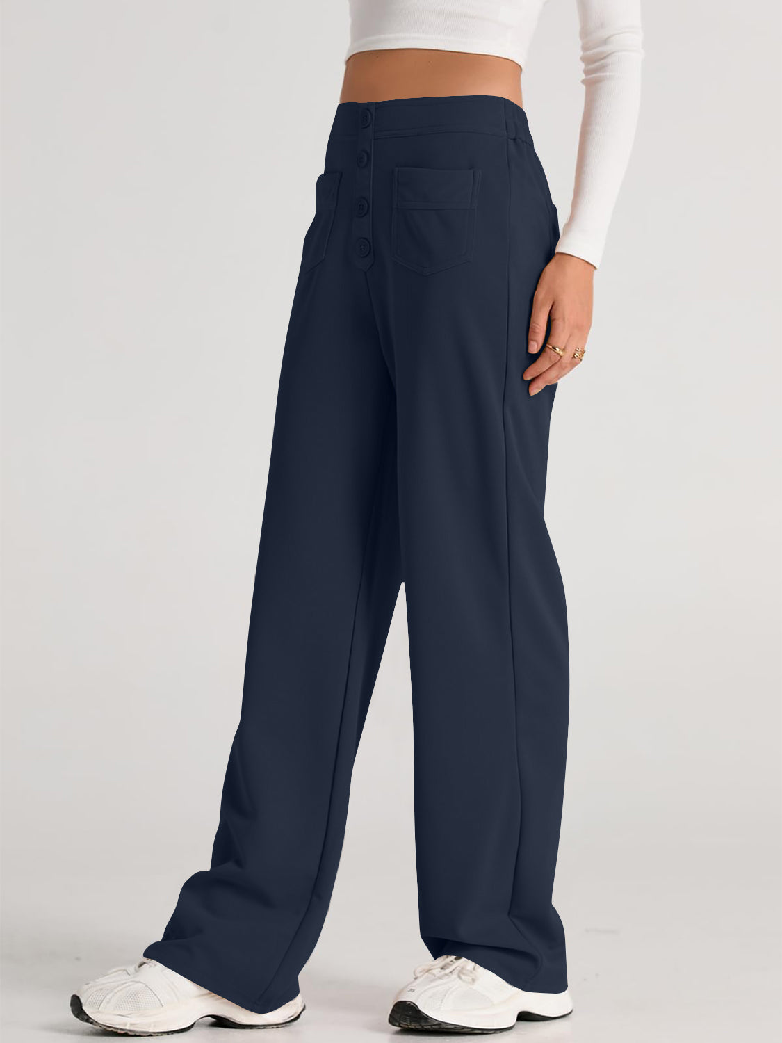 The Caitlin High Waist Wide Leg Pants